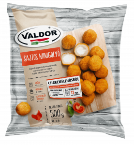 VALDOR Sajtos Minigolyó 500g