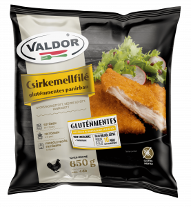 VALDOR Csirkemellfilé gluténmentes panírban 650g