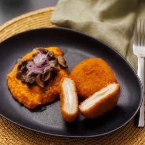 VALDOR Laktózmentes sajttal töltött csirkemell gluténmentes panírban